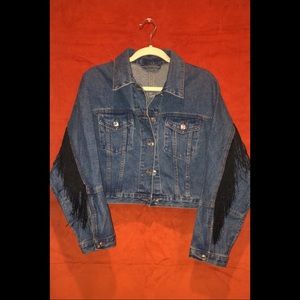 Fringe Denim Jacket